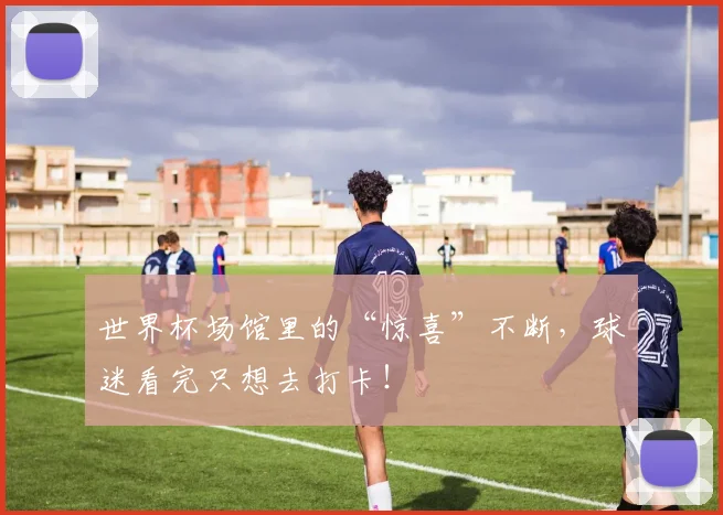 世界杯场馆里的“惊喜”不断，球迷看完只想去打卡！